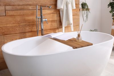 Bathtub Setup During Mild Weather